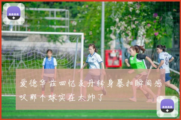 爱德华兹回忆麦丹转身暴扣瞬间感叹那个球实在太帅了